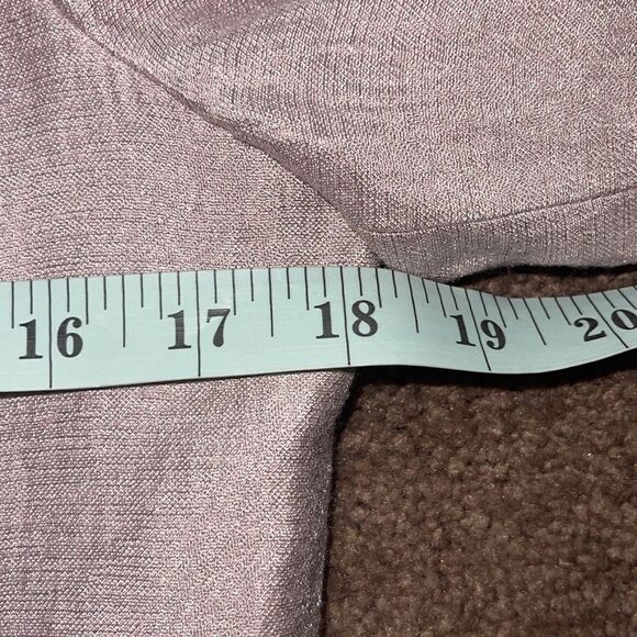 BCBG MAXAZRIA‎ Ruffle Collared Linen Blend Jacket Blazer Size 10P Purple/Pink - Picture 11 of 12